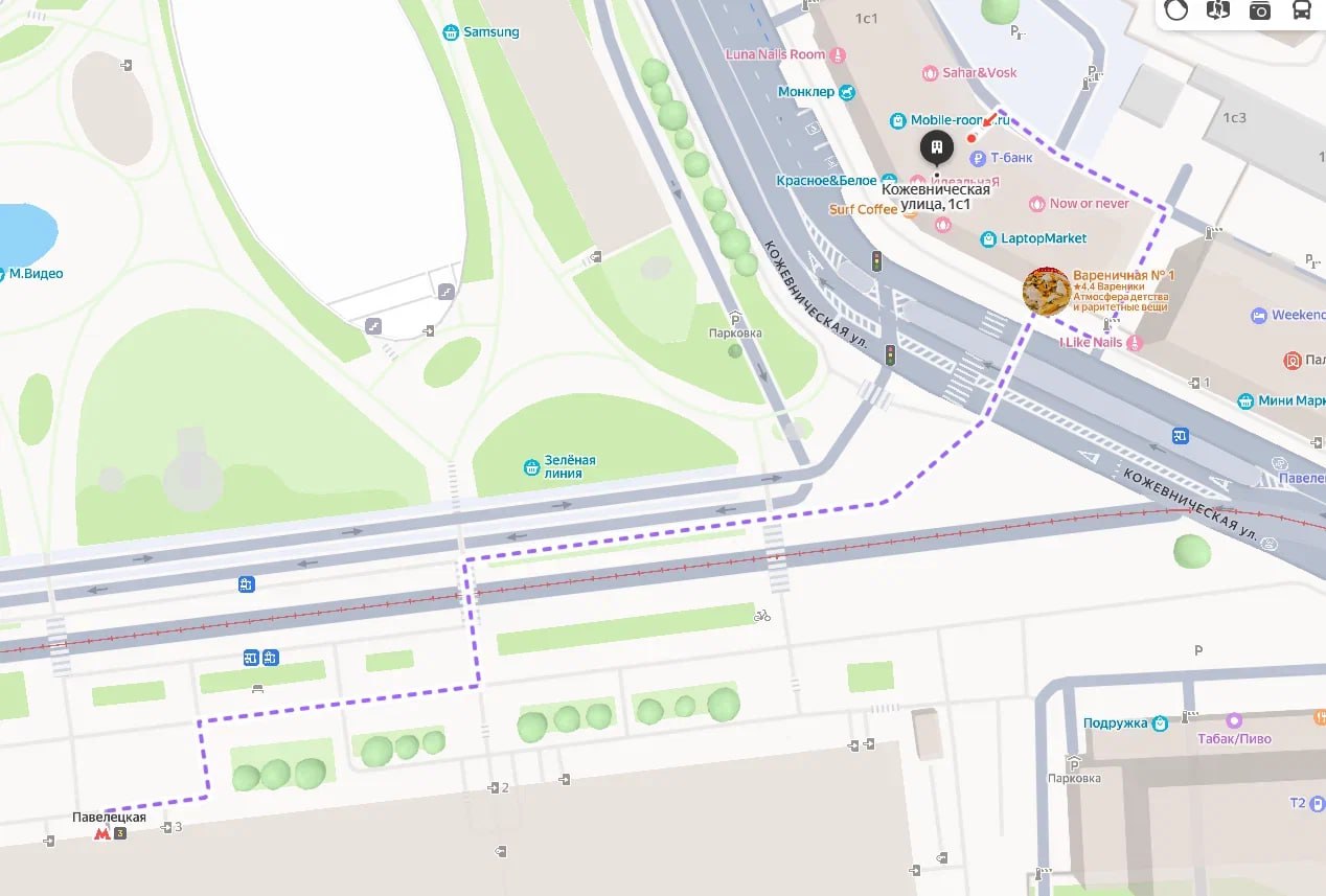 Карта проезда к центральному офису